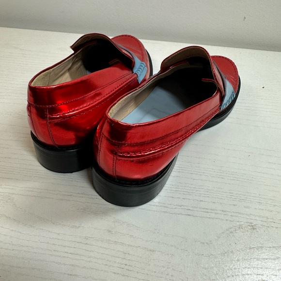 MR Womans Loafer Shoes Bright Size 39 Made In Portugal MSRP $675 - Picture 4 of 7